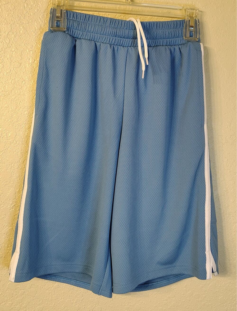 Tek Gear Men's XS Blue Mesh Basketball Shorts Athletic Gym Training EUC